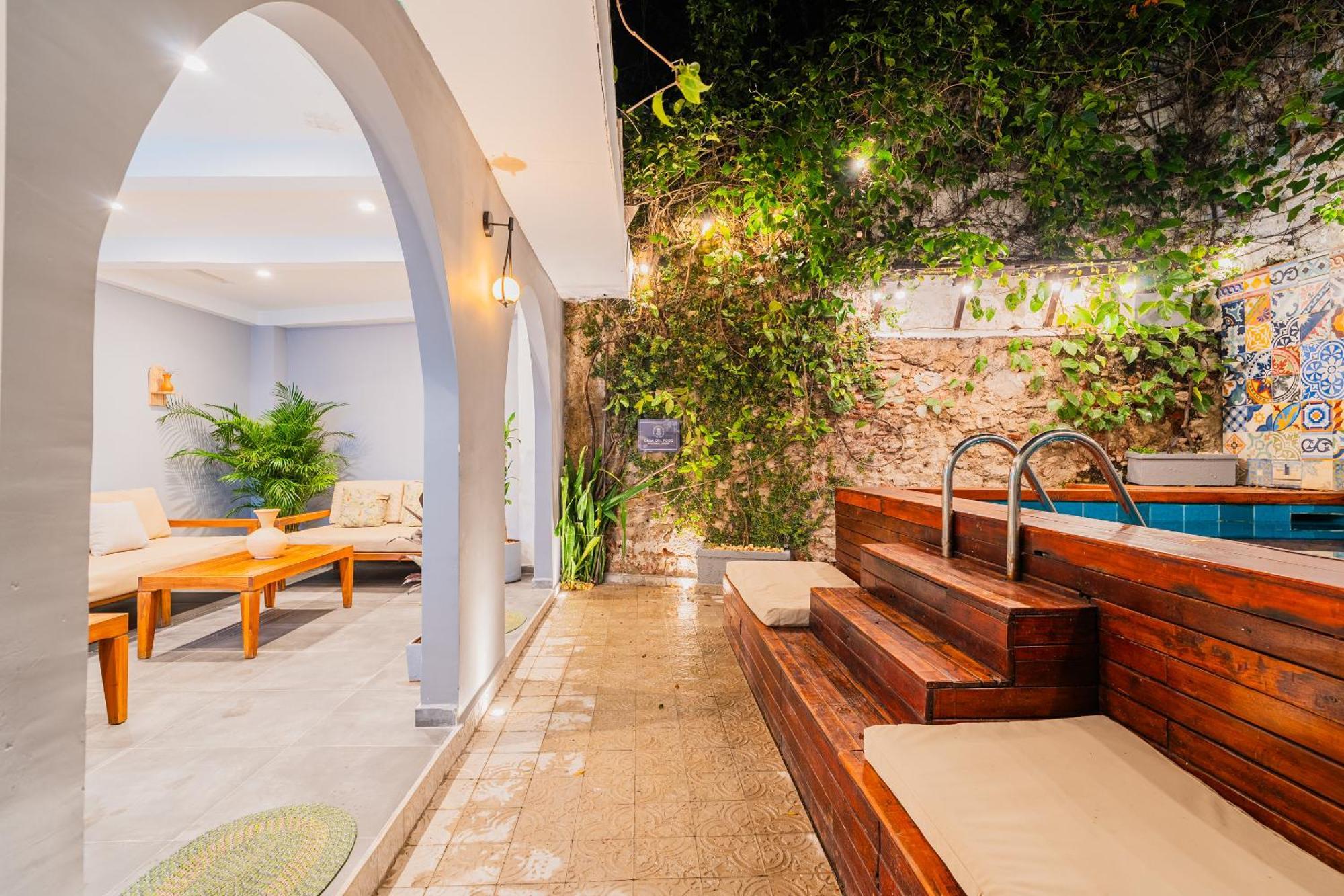 Casa Del Pozo Boutique House Hostel Cartagena Bagian luar foto