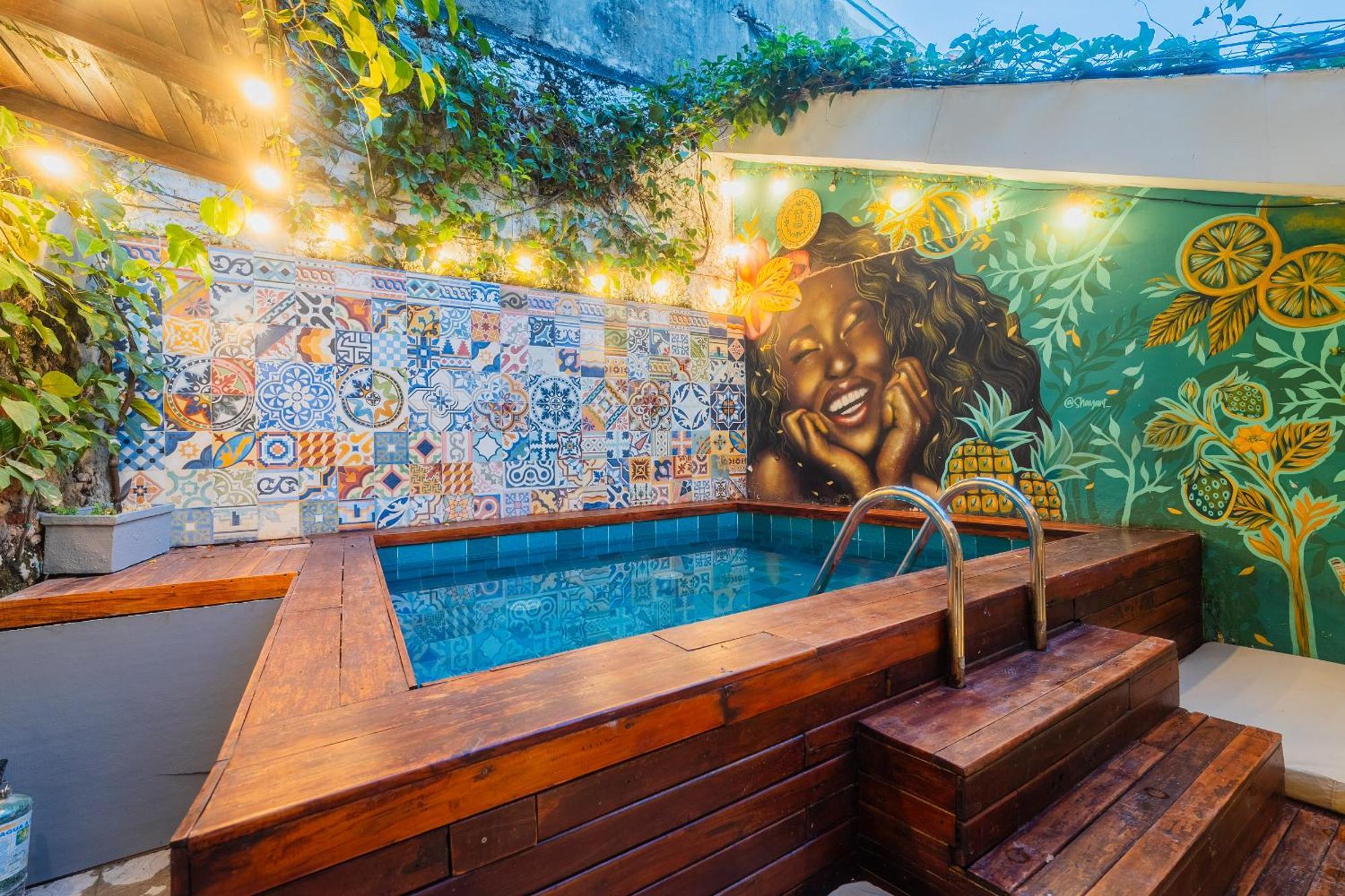 Casa Del Pozo Boutique House Hostel Cartagena Bagian luar foto