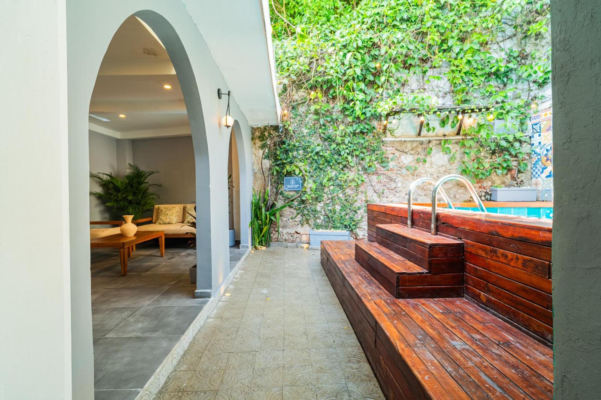 Casa Del Pozo Boutique House Hostel Cartagena Bagian luar foto
